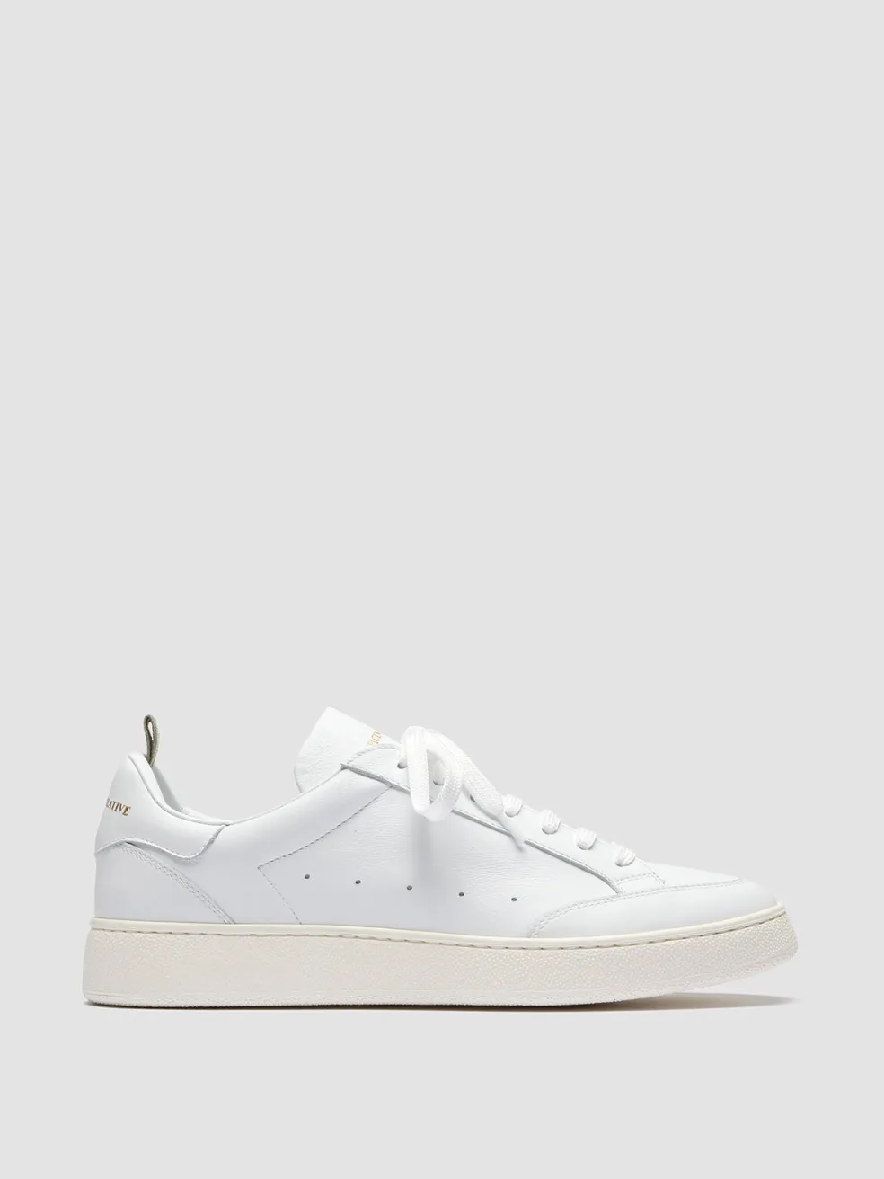 Hot Officine Creative MOWER 007 - Leather Sneakers WHITE