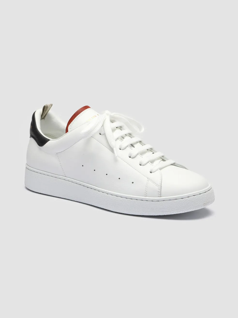 Flash Sale Officine Creative MOWER 005 - White Leather Sneakers WHITE/RUST/BLUPRINT