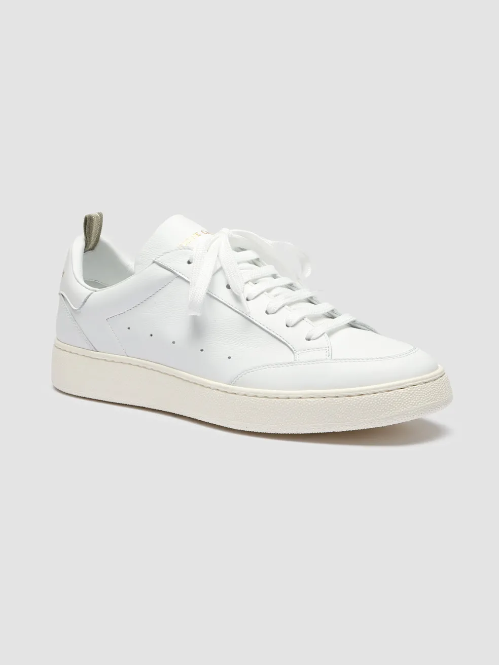 Hot Officine Creative MOWER 007 - Leather Sneakers WHITE