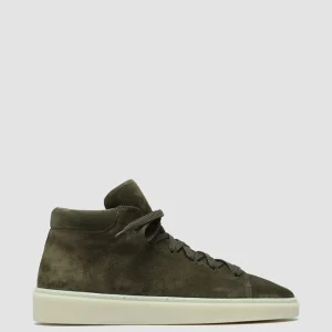 New Officine Creative MUSKRAT 010 - Suede High Top Sneakers GREEN