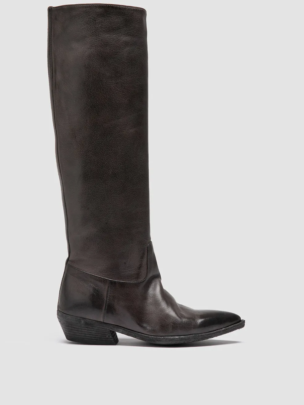 New Officine Creative NOELIE DD 104 - Grey Leather Pull On Boots MAGNETE