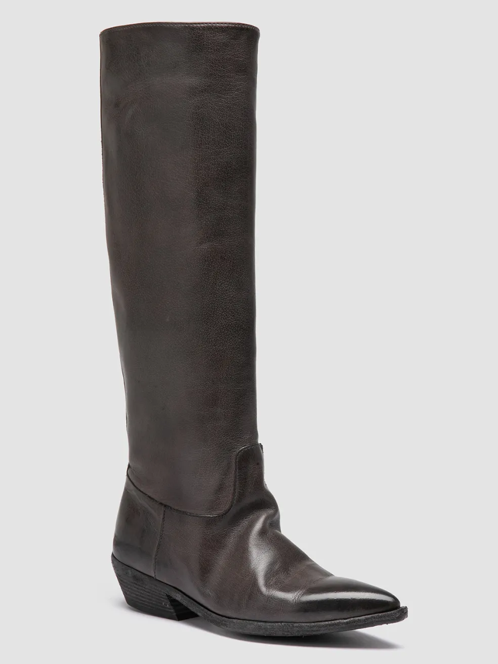 New Officine Creative NOELIE DD 104 - Grey Leather Pull On Boots MAGNETE