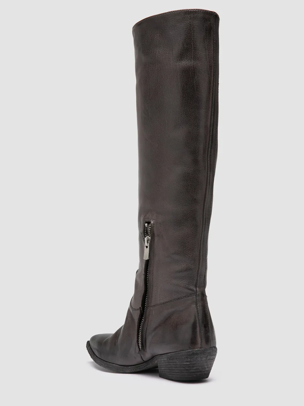 New Officine Creative NOELIE DD 104 - Grey Leather Pull On Boots MAGNETE