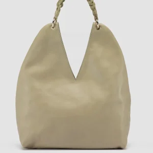 Outlet Officine Creative NOLITA WOVEN 225 - Leather Shoulder Bag GREEN