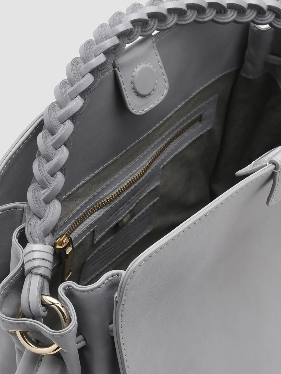 Fashion Officine Creative NOLITA WOVEN 215 - Leather Handle Bag GREY
