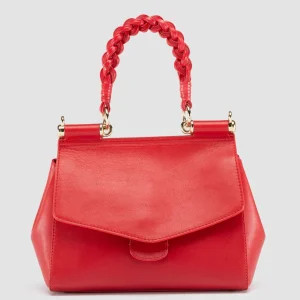 Cheap Officine Creative NOLITA WOVEN 223 - Leather Handle Bag RED