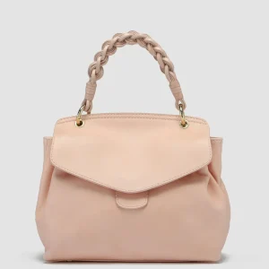 Hot Officine Creative NOLITA WOVEN 201 - Nappa Leather Hand Bag ROSE