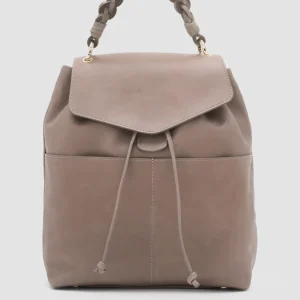 Flash Sale Officine Creative NOLITA WOVEN 213 - Leather Backpack TAUPE