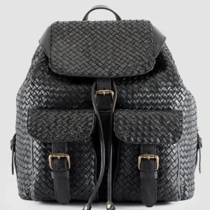 Best Officine Creative OC CLASS 37 - Leather Backpack BLACK