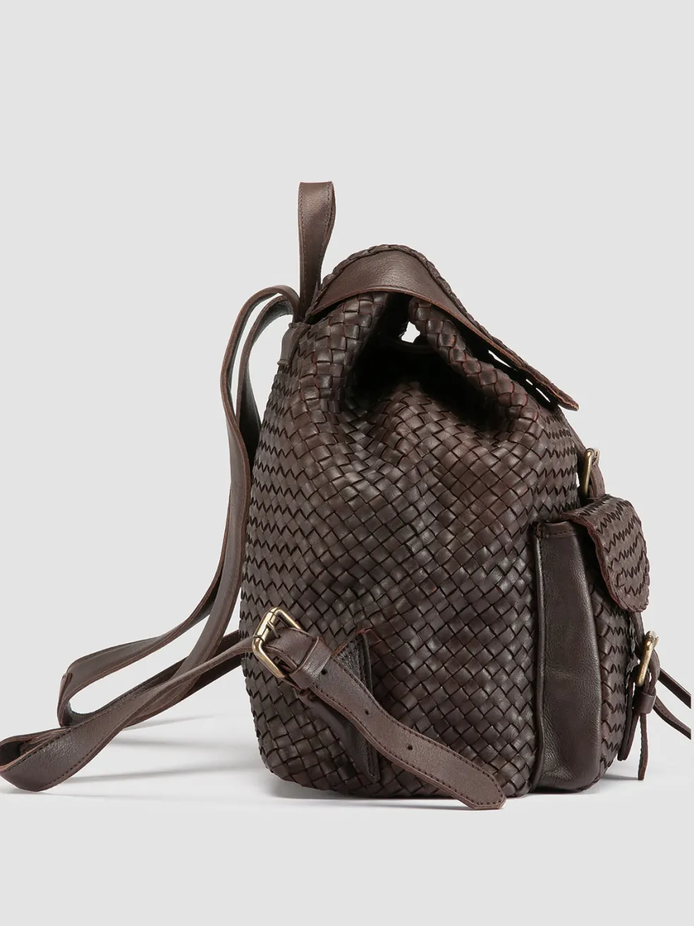 New Officine Creative OC CLASS 37 - Leather Backpack BROWN