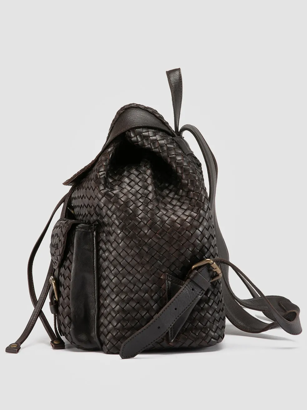 Hot Officine Creative OC CLASS 37 - Leather Backpack BROWN