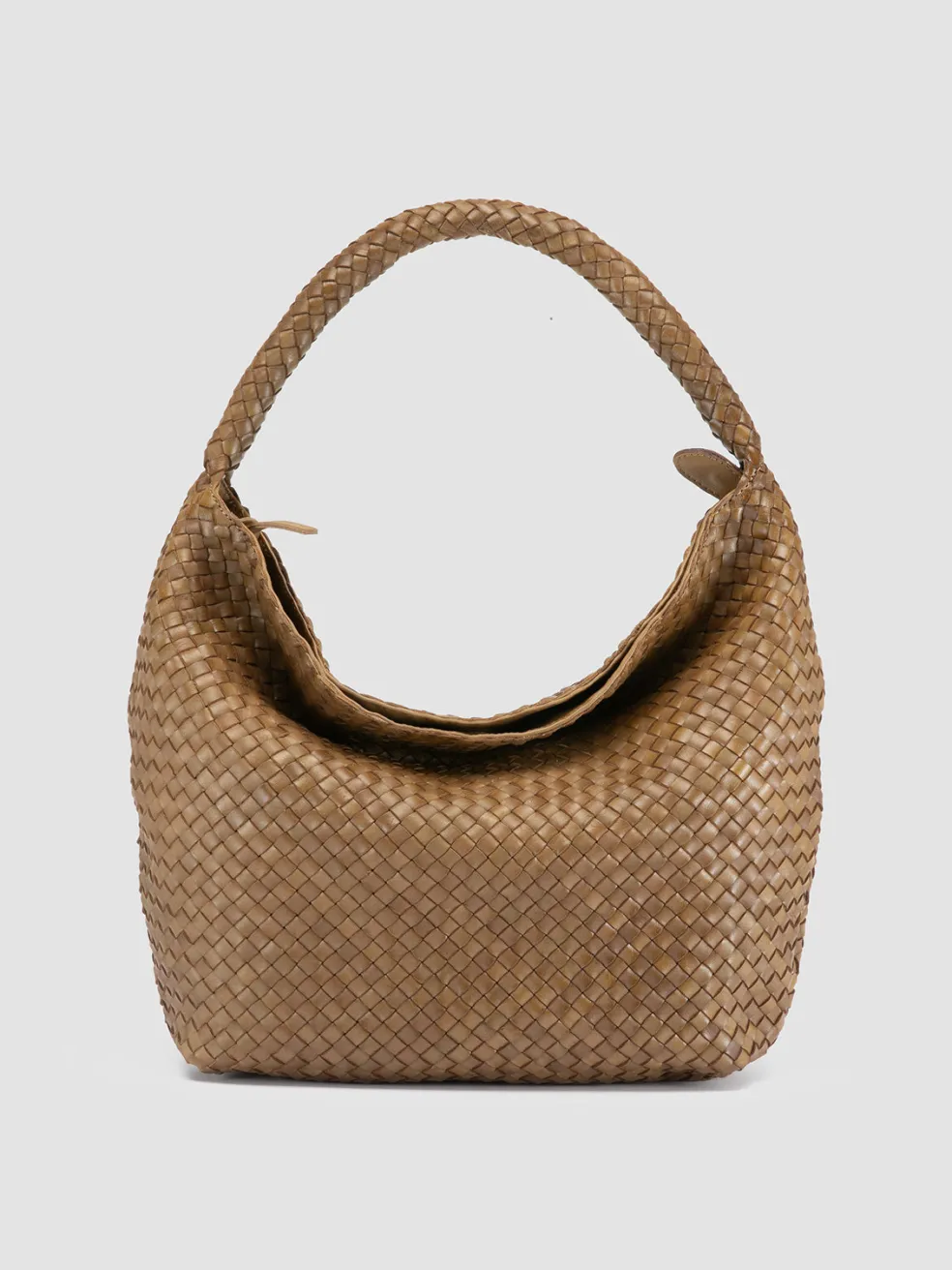 Best Sale Officine Creative OC CLASS 09 - Green Leather Hobo Bag FIR GREEN