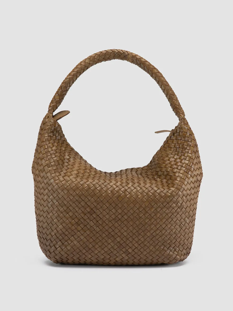 Best Sale Officine Creative OC CLASS 09 - Green Leather Hobo Bag FIR GREEN