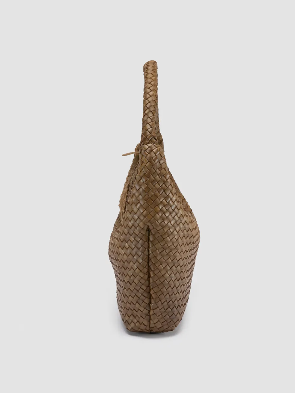 Best Sale Officine Creative OC CLASS 09 - Green Leather Hobo Bag FIR GREEN