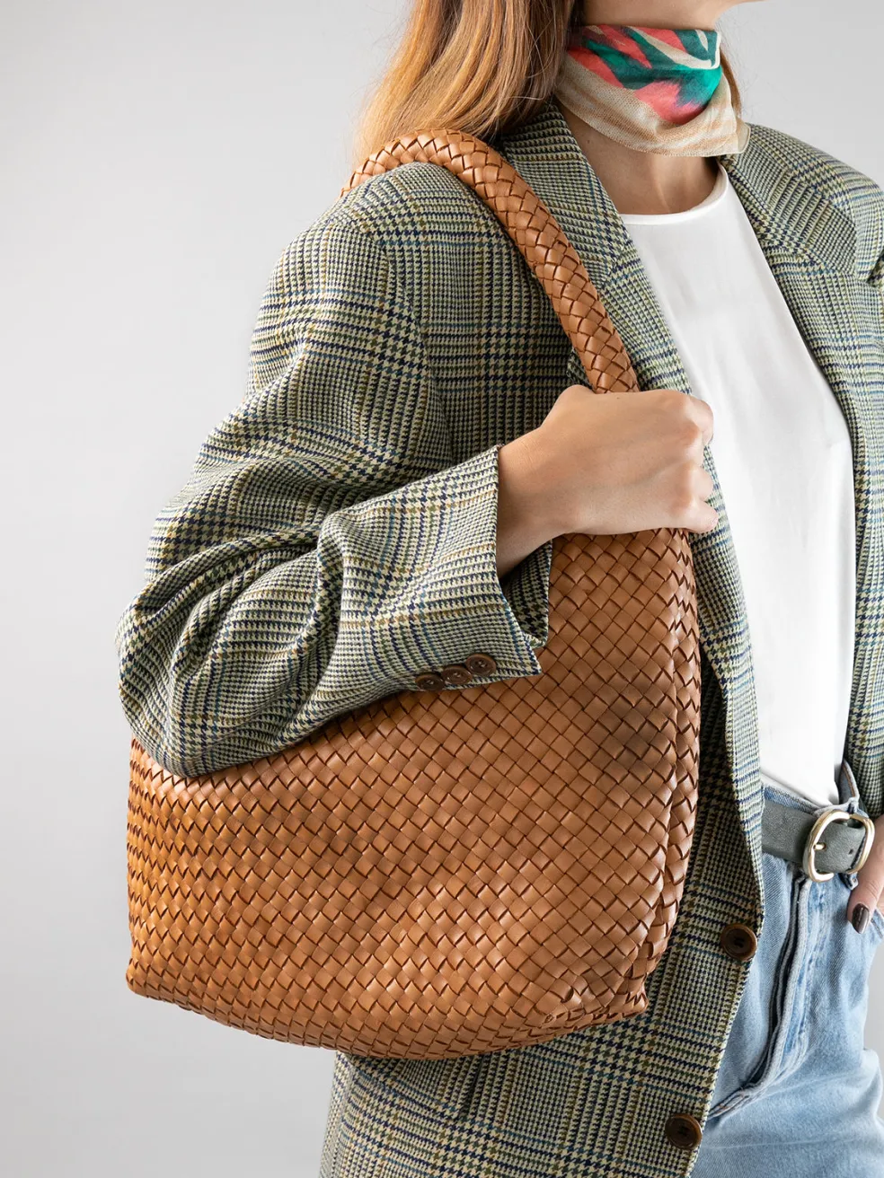 Best Sale Officine Creative OC CLASS 09 - Green Leather Hobo Bag FIR GREEN