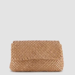 Best Sale Officine Creative OC CLASS 47 - Woven Leather Crossbody Bag TAUPE