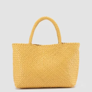 Shop Officine Creative OC CLASS 48 - Leather Tote Bag YELLOW