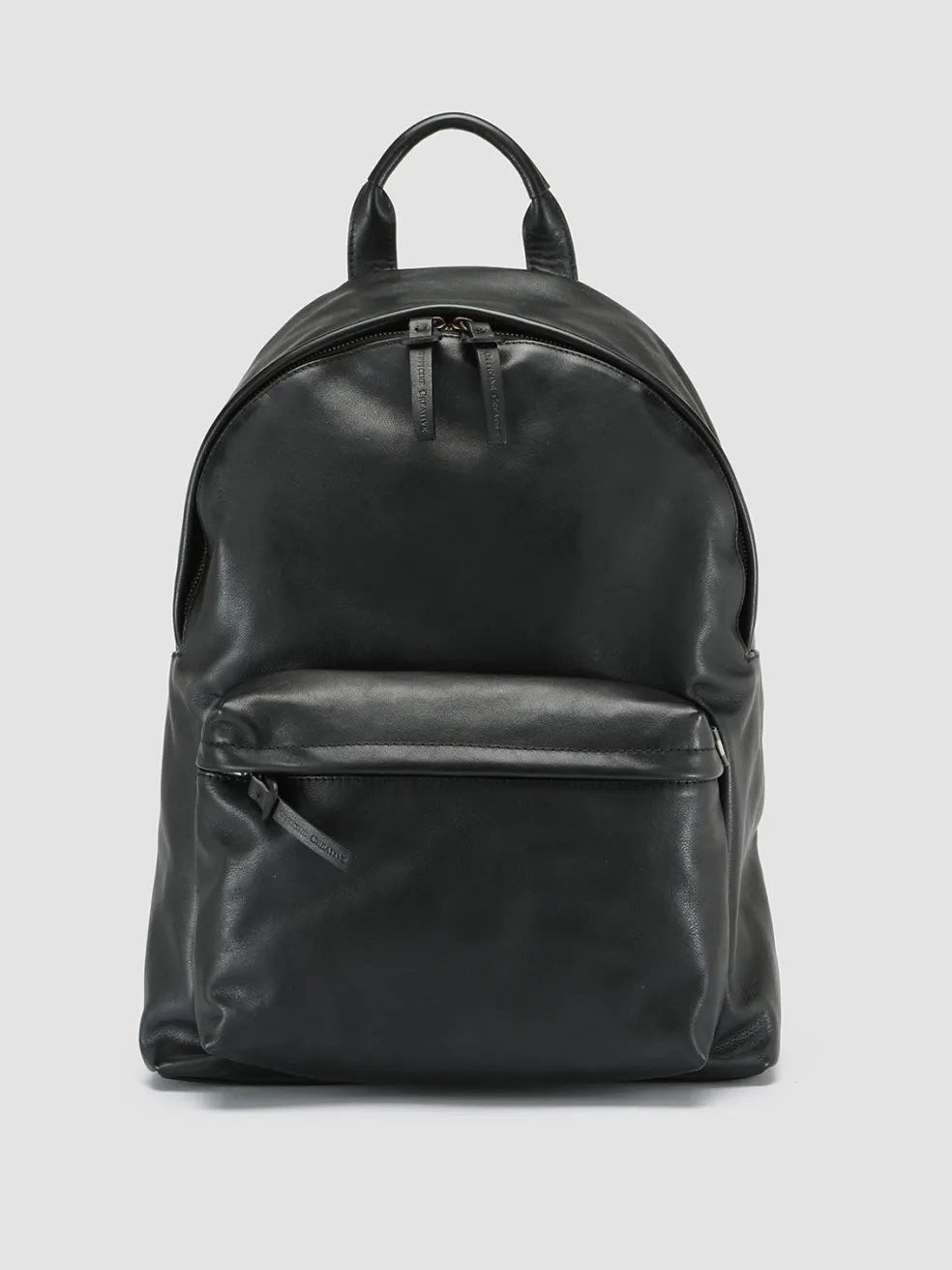 Fashion Officine Creative OC PACK - Leather Backpack BLACK
