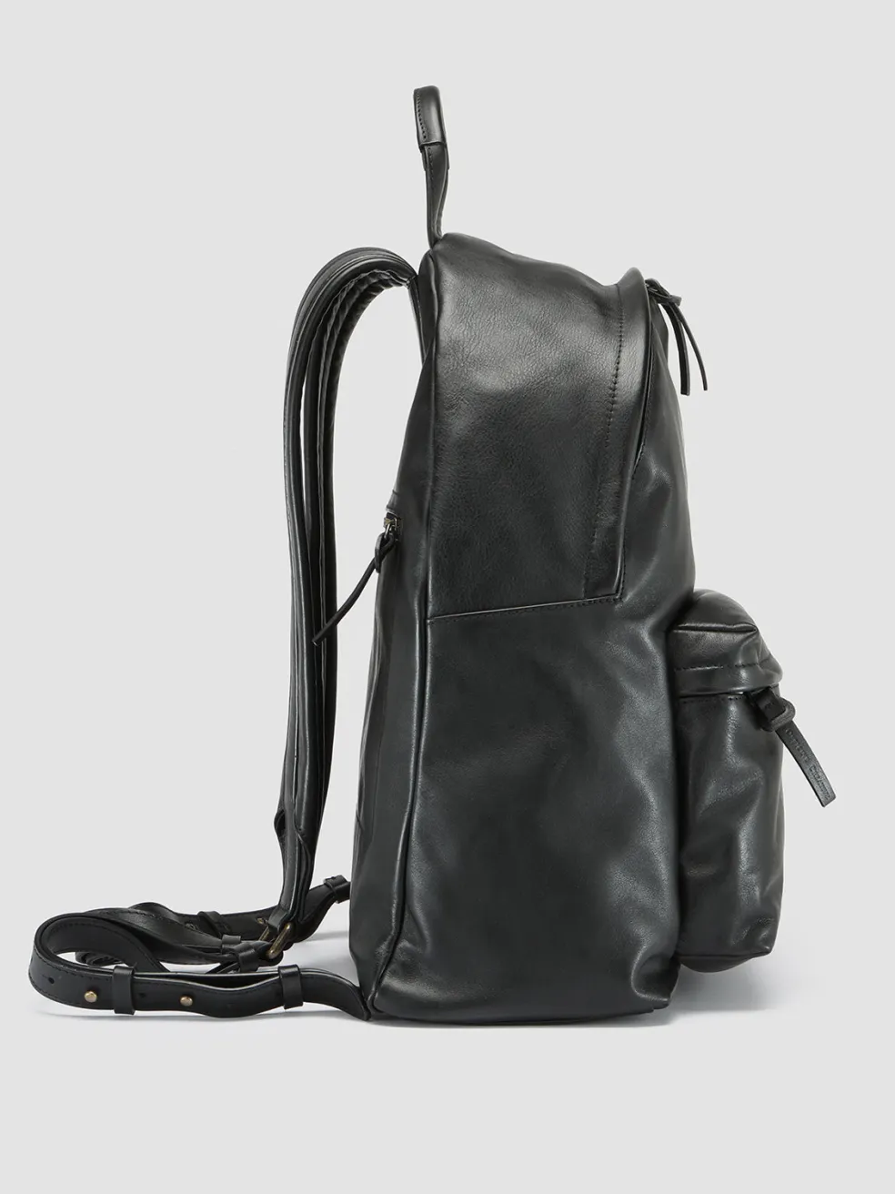 Fashion Officine Creative OC PACK - Leather Backpack BLACK