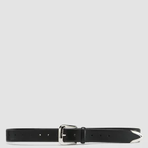 Flash Sale Officine Creative OC STRIP 052 - Leather Belt BLACK