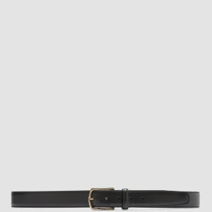 Clearance Officine Creative OC STRIP 04 - Leather Belt BLACK