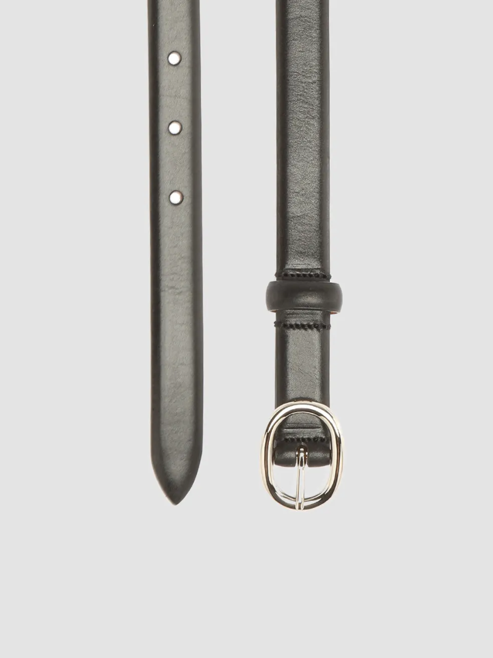 Flash Sale Officine Creative OC STRIP 56 - Leather Belt BLACK
