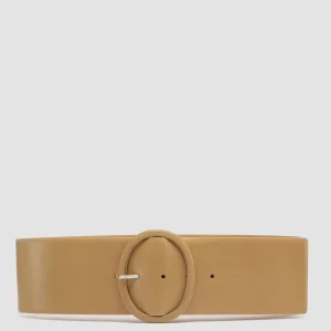 Store Officine Creative OC STRIP 061 - Brown Leather Belt RABBIT PAW