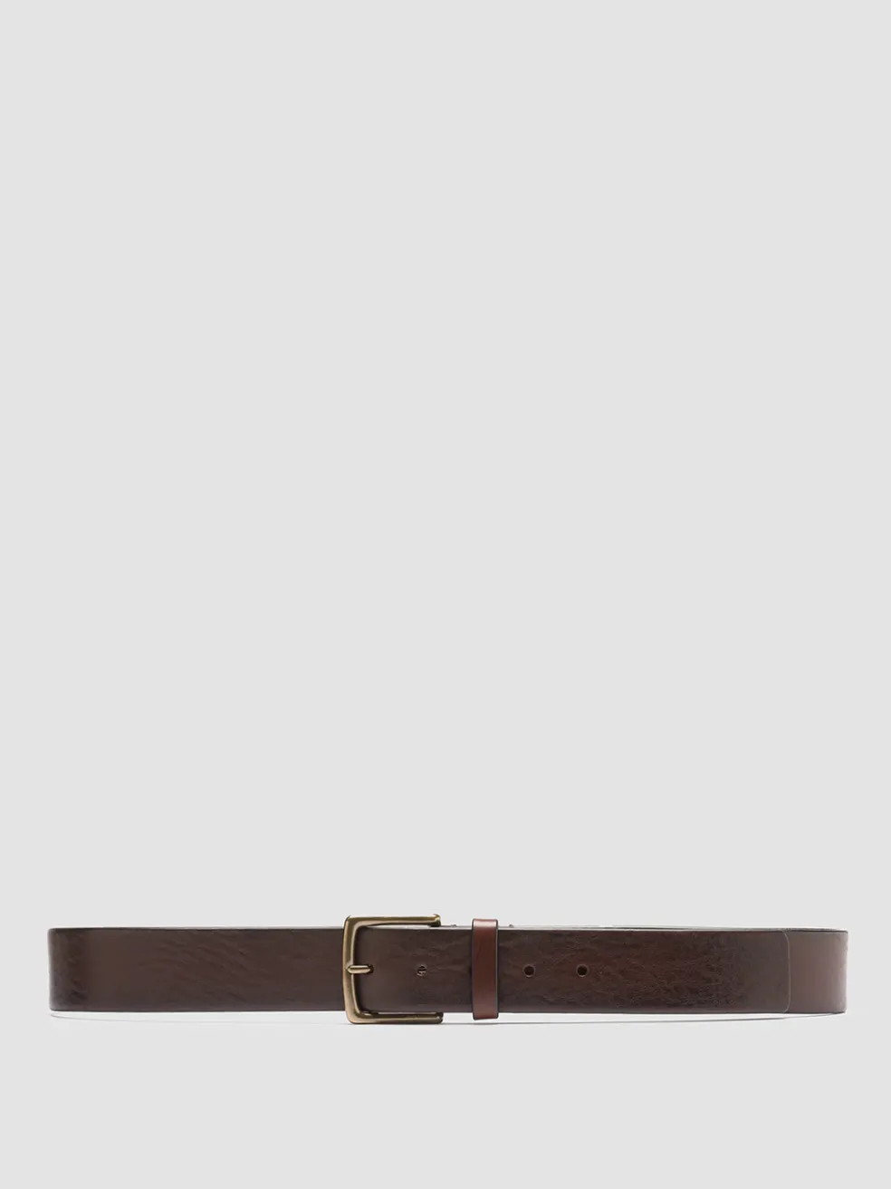 New Officine Creative OC STRIP 22 - Brown Leather Belt TESTA DI MORO