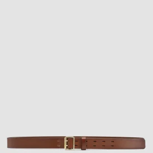 Best Officine Creative OC STRIP 051 - Brown Leather Belt CORTECCIA