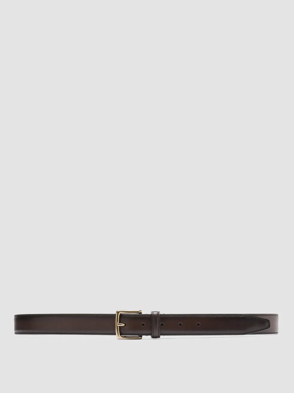 Cheap Officine Creative OC STRIP 05 - Brown Leather Belt DARK