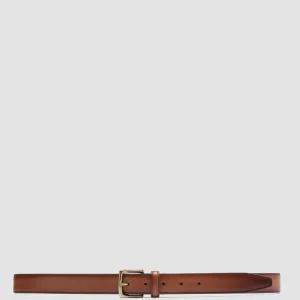 Clearance Officine Creative OC STRIP 05 - Brown Leather Belt TAN