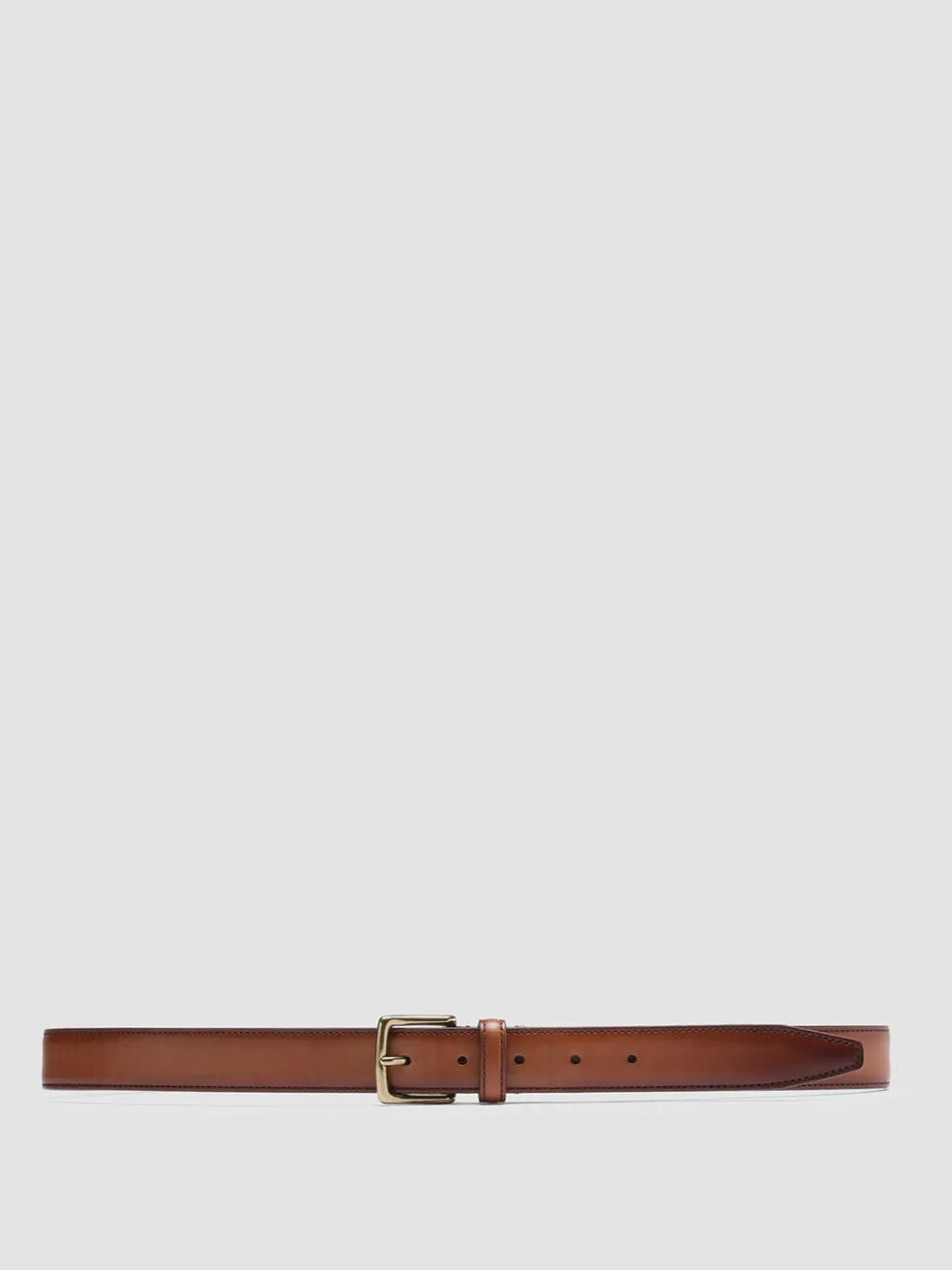 Clearance Officine Creative OC STRIP 05 - Brown Leather Belt TAN