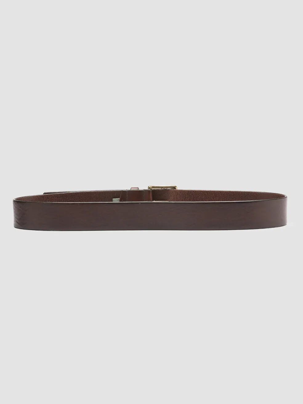 New Officine Creative OC STRIP 22 - Brown Leather Belt TESTA DI MORO