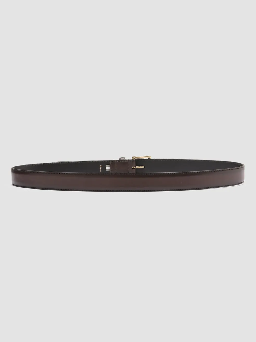 Cheap Officine Creative OC STRIP 05 - Brown Leather Belt DARK