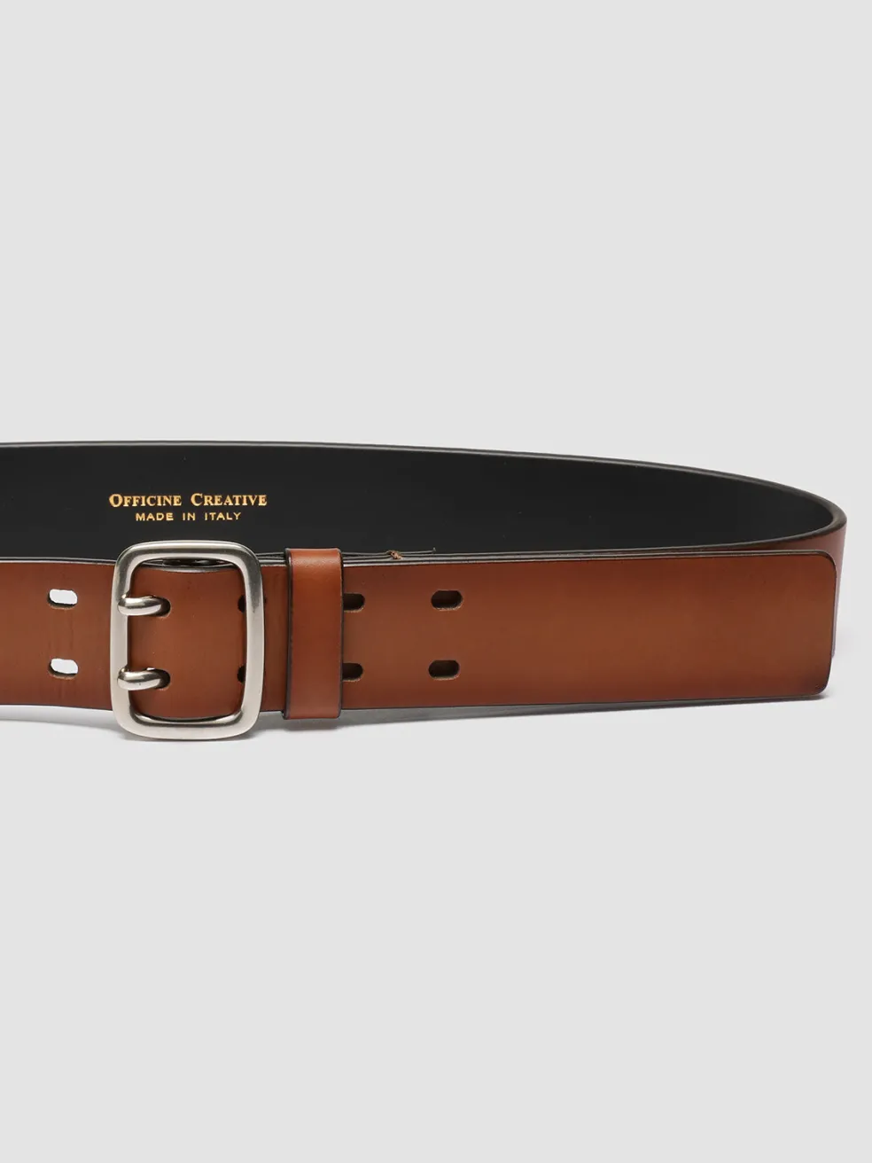 Discount Officine Creative OC STRIP 049 - Brown Leather Belt TAN
