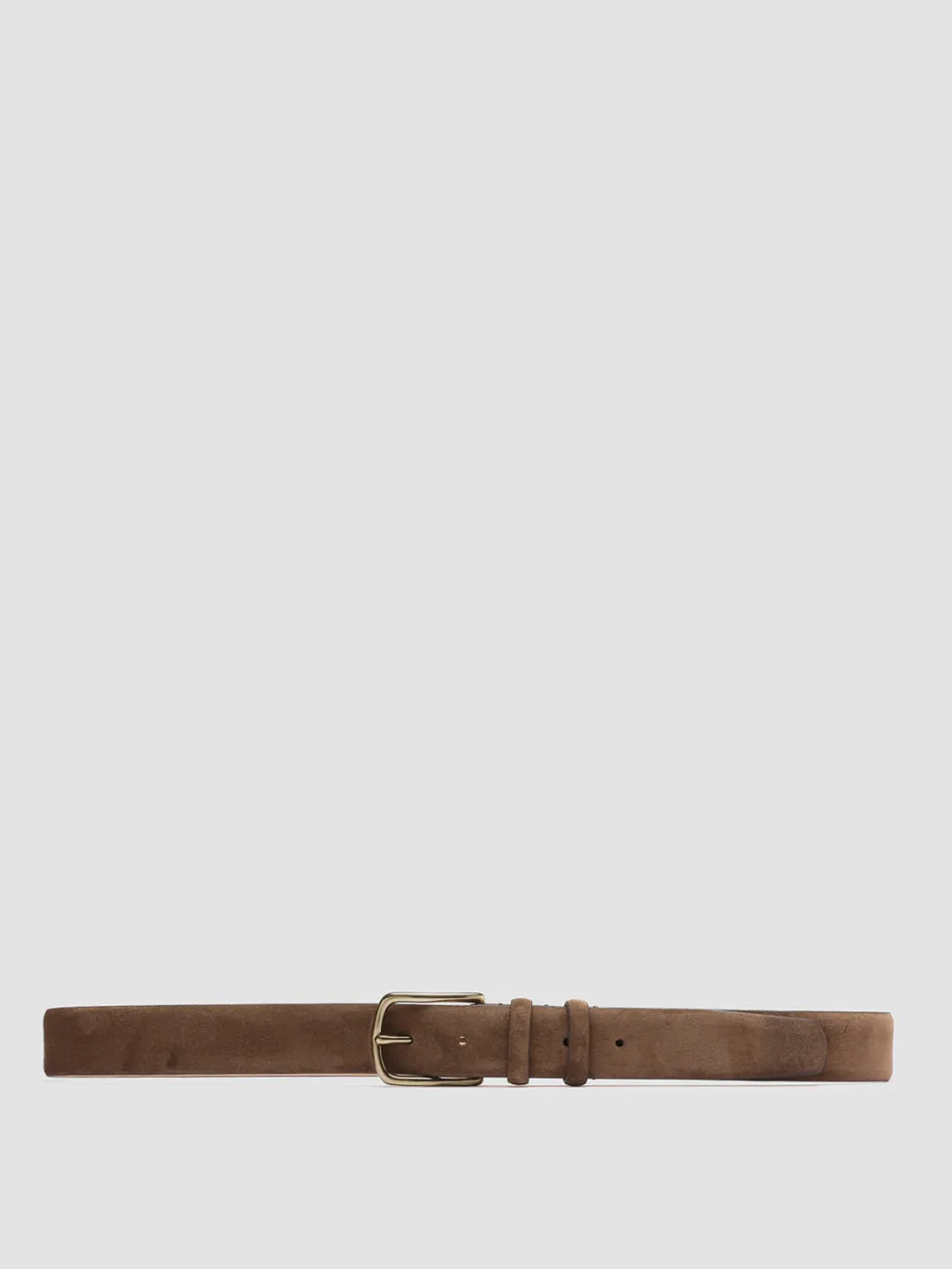 Best Sale Officine Creative OC STRIP 33 - Brown Suede Belt CIGAR