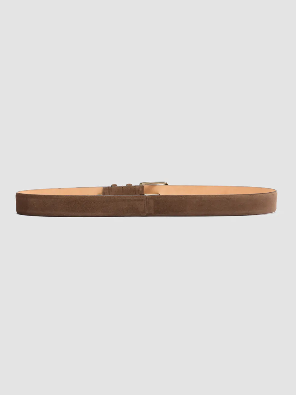 Best Sale Officine Creative OC STRIP 33 - Brown Suede Belt CIGAR