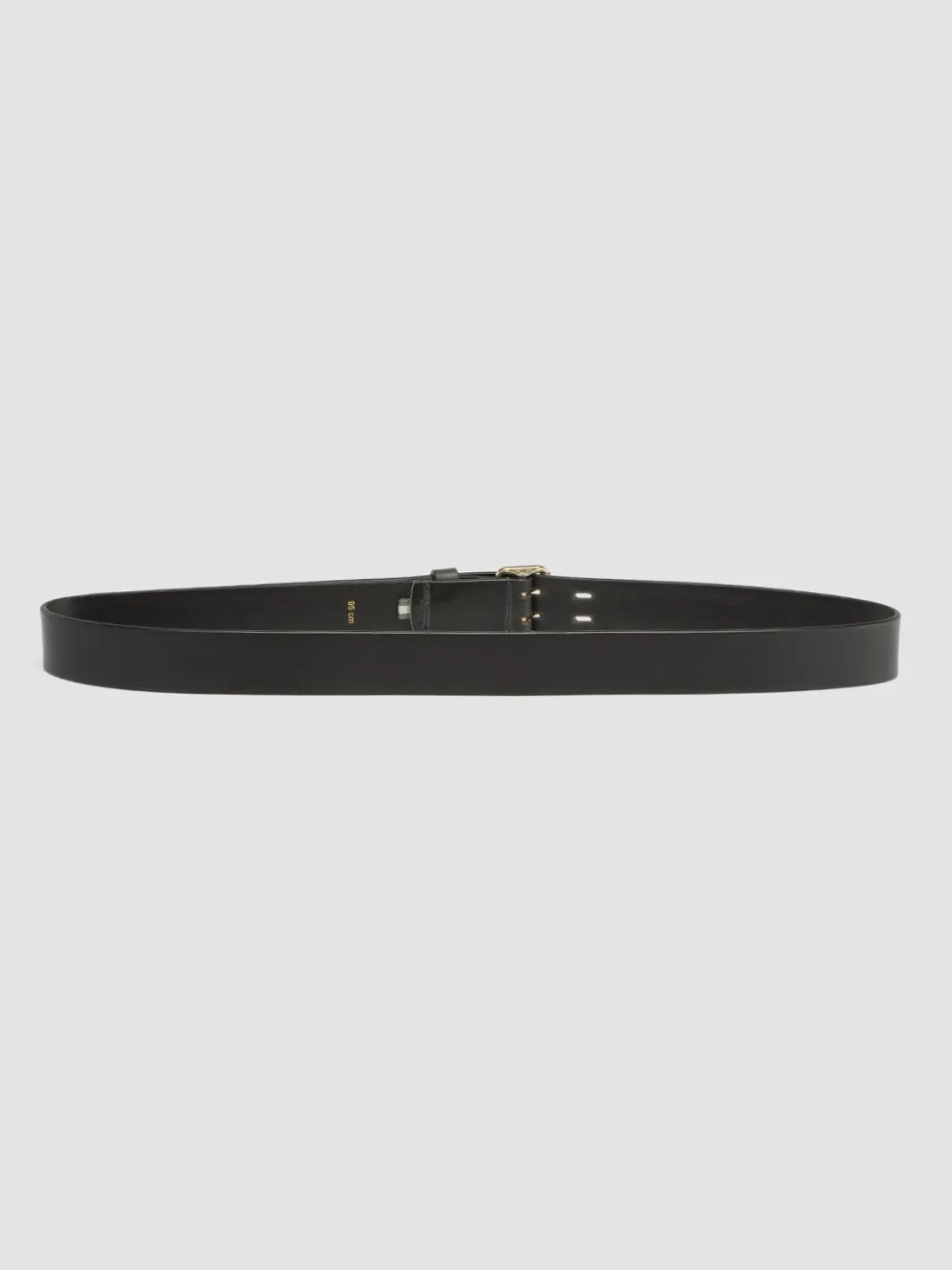 Cheap Officine Creative OC STRIP 051 - Grey Leather Belt PIOMBO