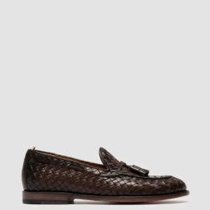 Best Officine Creative OPERA 004 - Brown Leather Tassel Loafers DARK