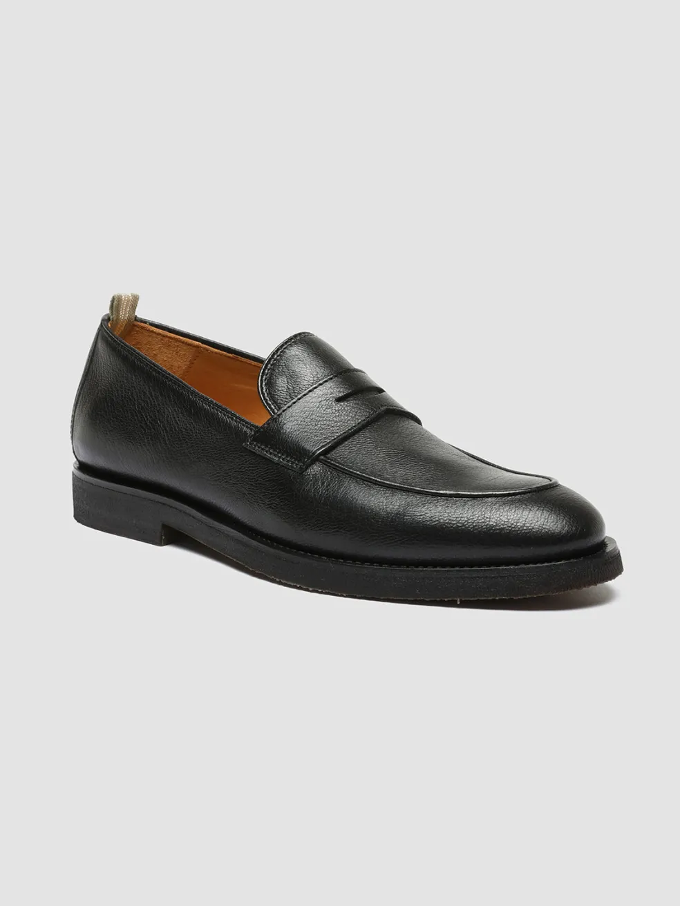 Best Officine Creative OPERA FLEXI 101 - Leather Penny Loafers BLACK