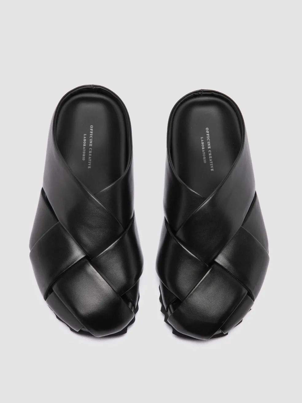 Best Sale Officine Creative PELAGIE 018 - Leather Mule Sandals BLACK