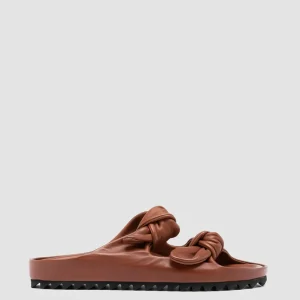 Clearance Officine Creative PELAGIE 010 - Brown Leather Sandals LIGHT BROWN