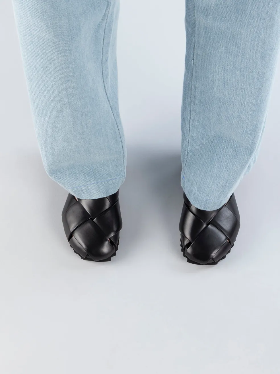 Best Officine Creative PELAGIE 018 - White Leather Mule Sandals NEBBIA