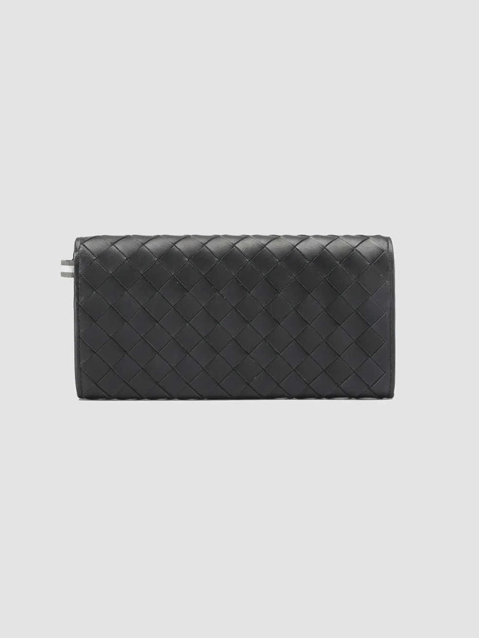 Best Officine Creative POCHE 109 - Woven Leather Wallet BLACK