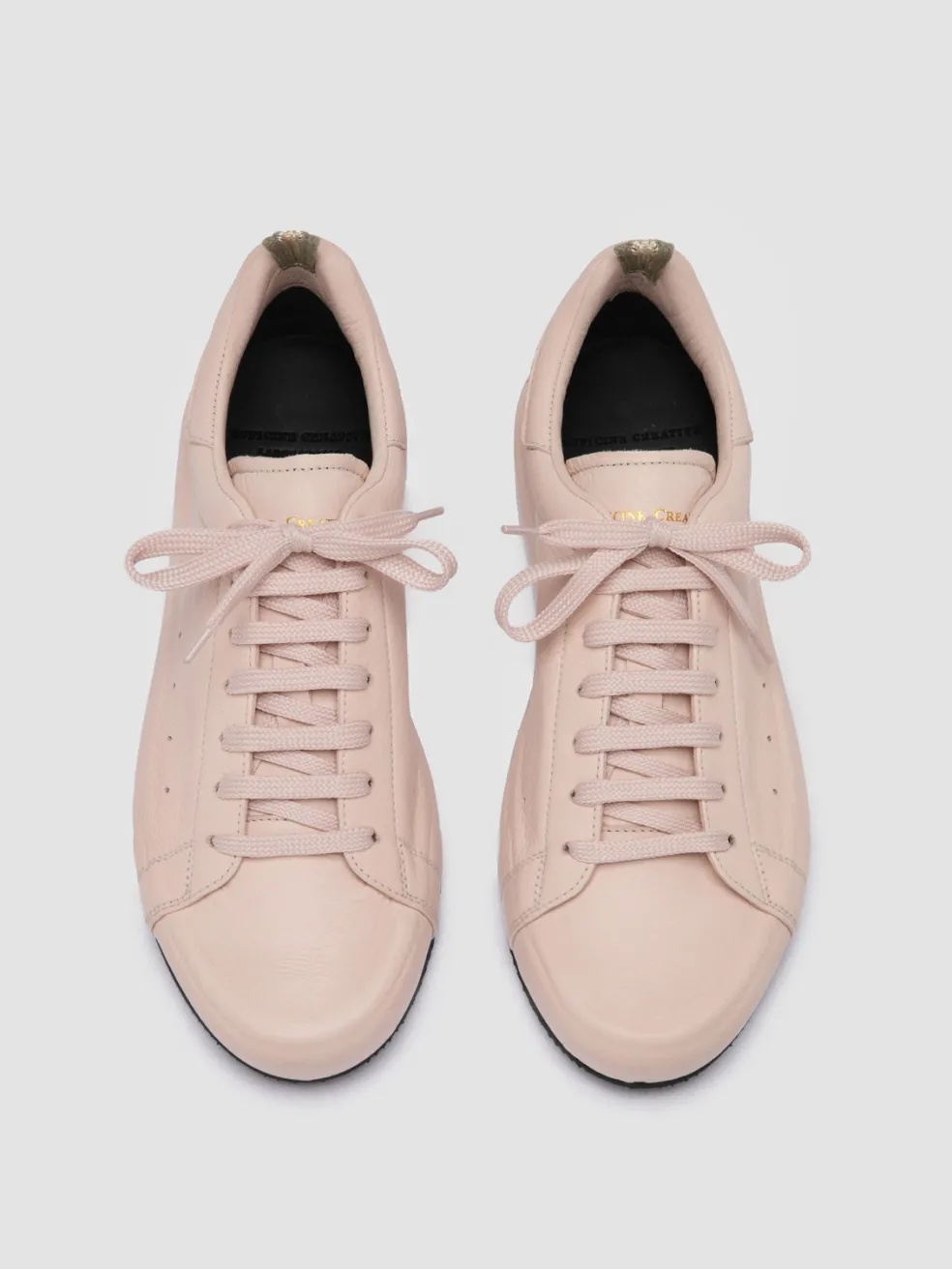 Fashion Officine Creative PRIMARY 101 - Rose Leather Sneakers QUARZO