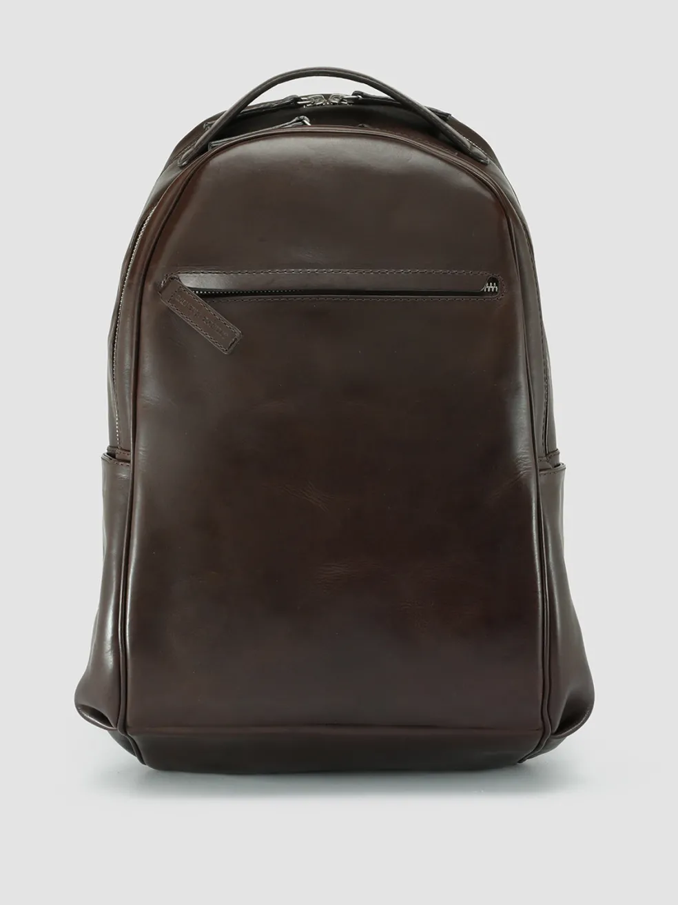 Hot Officine Creative QUENTIN 012 - Brown Leather Backpack COFEE