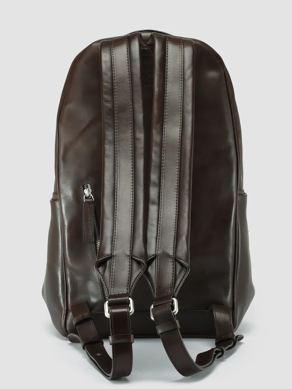 Hot Officine Creative QUENTIN 012 - Brown Leather Backpack COFEE