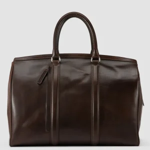 Hot Officine Creative QUENTIN 009 - Brown Leather Bag COFFEE