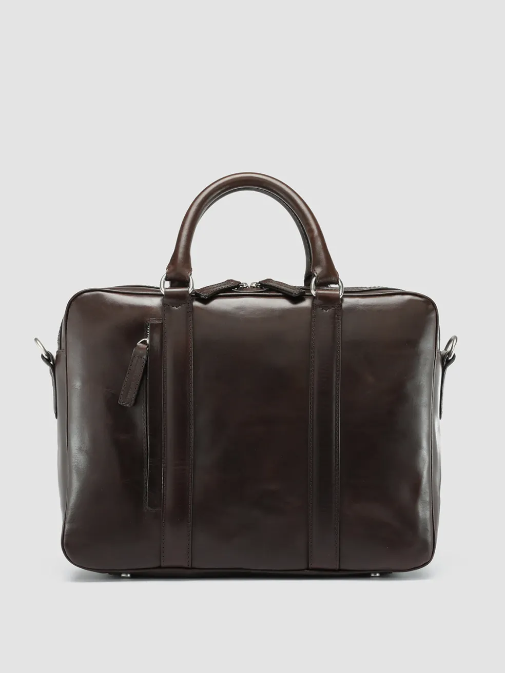 Cheap Officine Creative QUENTIN 010 - Brown Leather Bag COFFEE