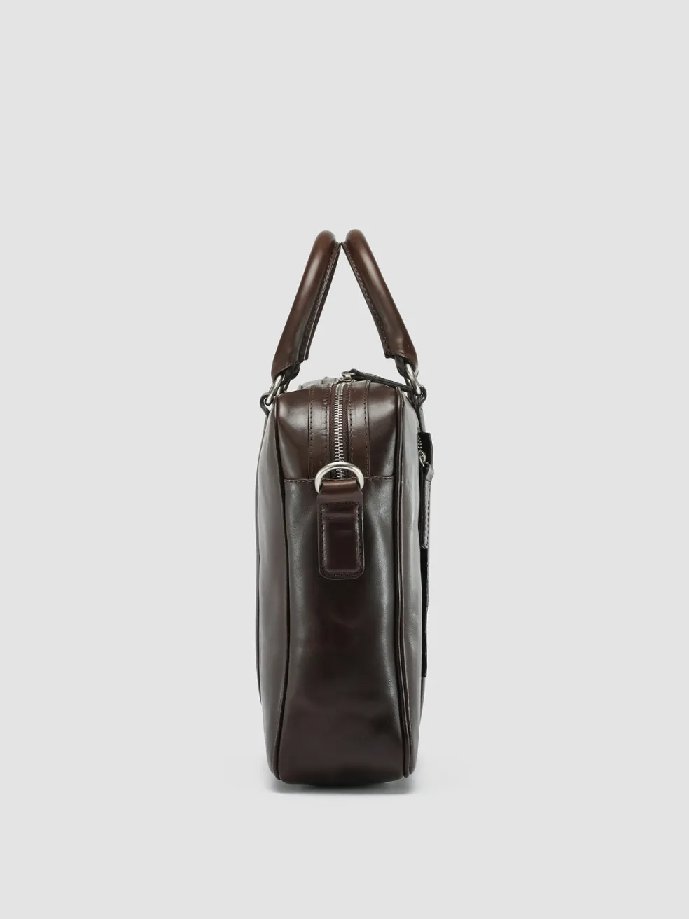Cheap Officine Creative QUENTIN 010 - Brown Leather Bag COFFEE